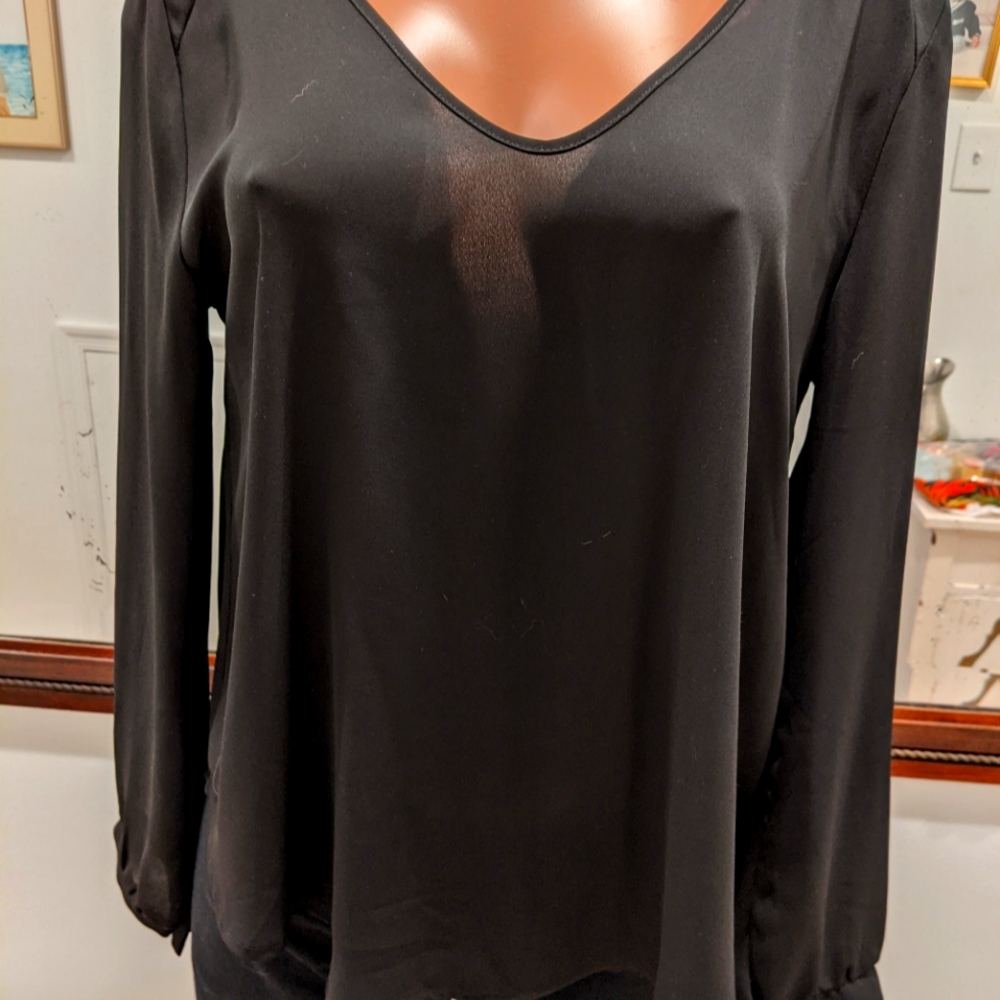 Black blouse by Lush, Large.